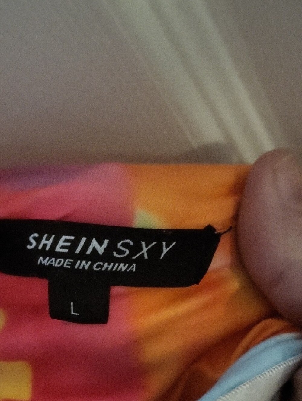 SHEIN Vibrant Multicolor Strapless Bodycon Mini Dress - Picture 3 of 12